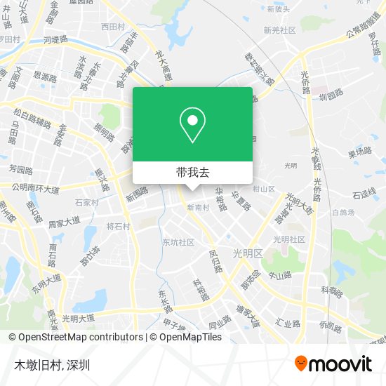 木墩旧村地图