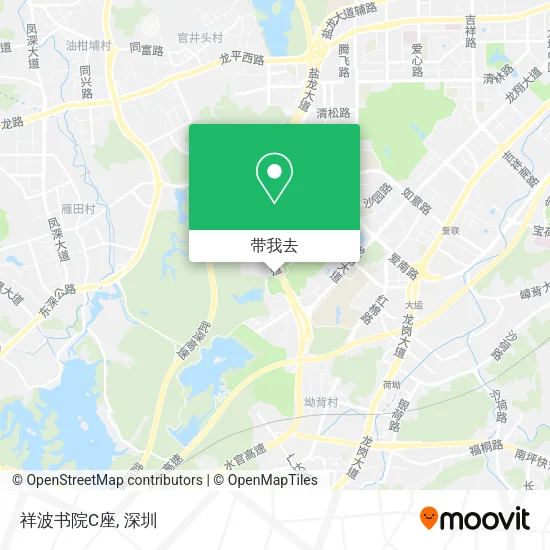 祥波书院C座地图