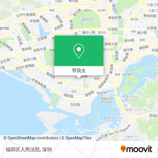 福田区人民法院地图