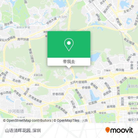 山语清晖花园地图