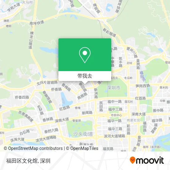 福田区文化馆地图