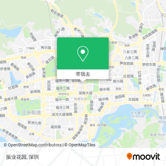 振业花园地图