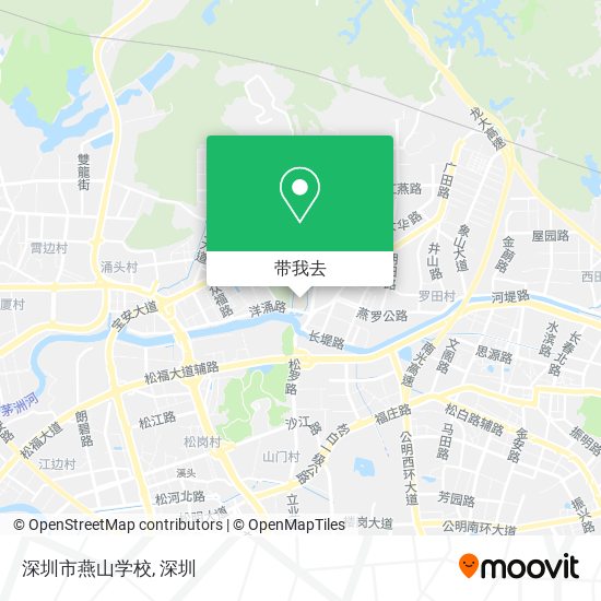 深圳市燕山学校地图