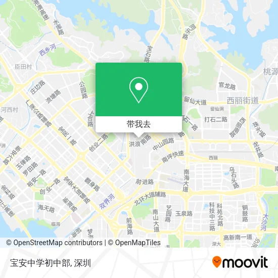 宝安中学初中部地图