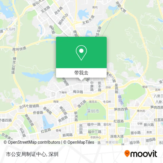 市公安局制证中心地图