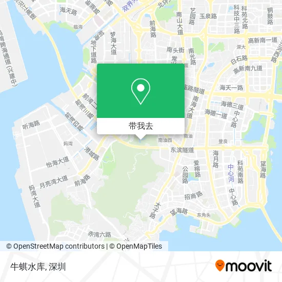 牛蜞水库地图
