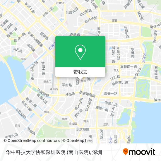 华中科技大学协和深圳医院 (南山医院)地图