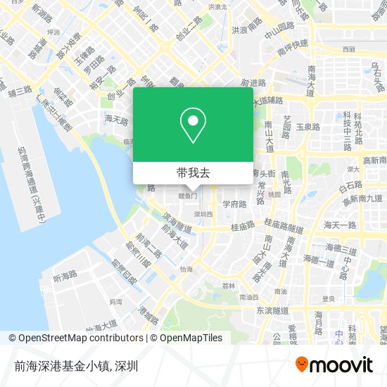 前海深港基金小镇地图