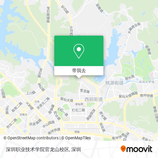深圳职业技术学院官龙山校区地图