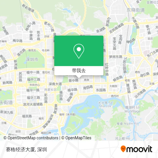赛格经济大厦地图