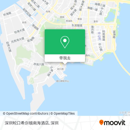 深圳蛇口希尔顿南海酒店地图