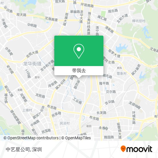 中艺星公司地图
