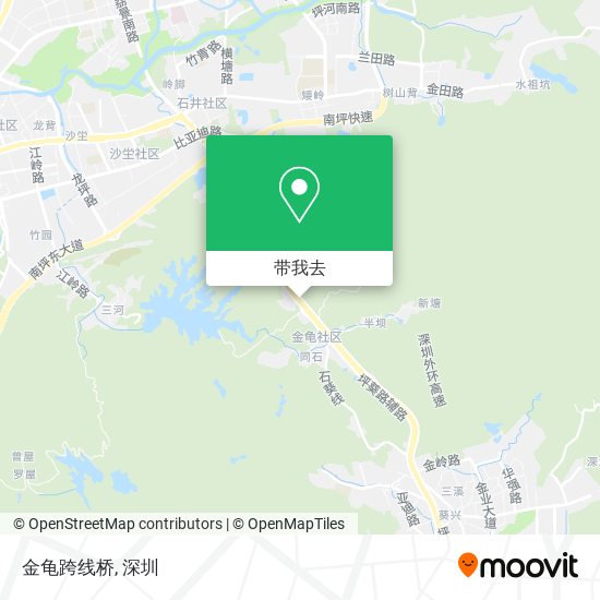 金龟跨线桥地图