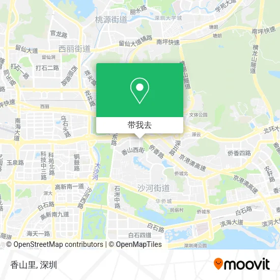 香山里地图
