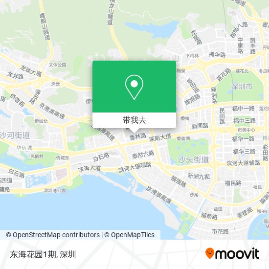 东海花园1期地图