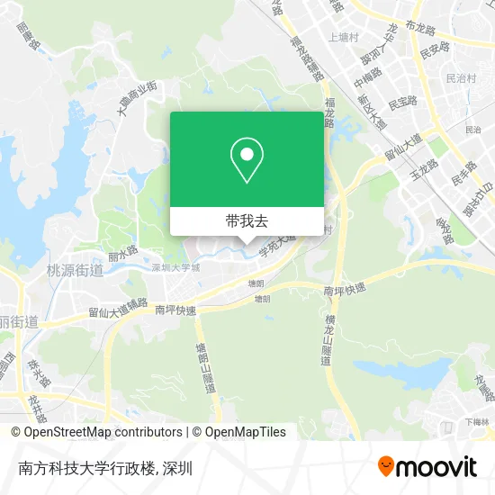 南方科技大学行政楼地图