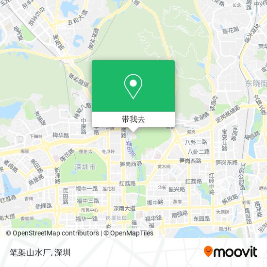 笔架山水厂地图