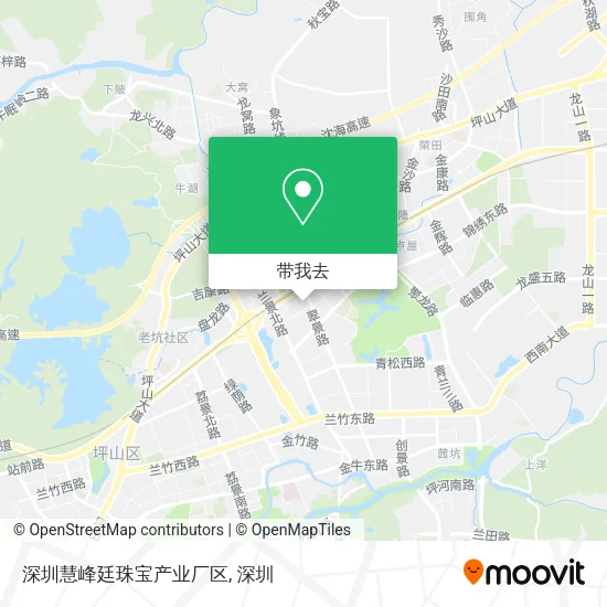 深圳慧峰廷珠宝产业厂区地图