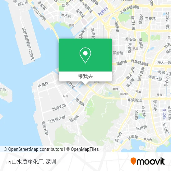 南山水质净化厂地图