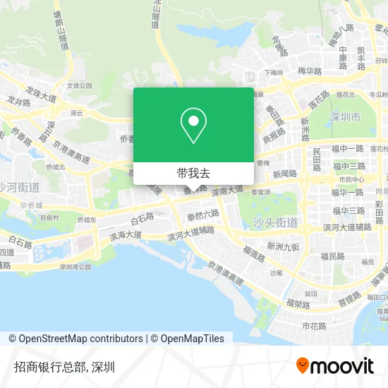招商银行总部地图