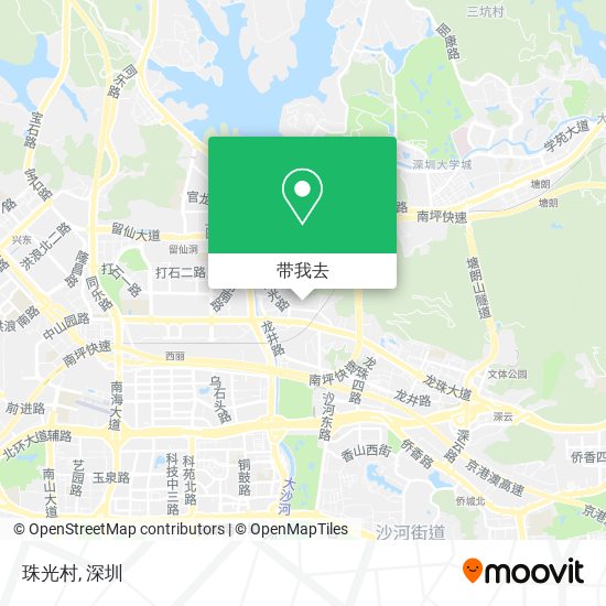 珠光村地图