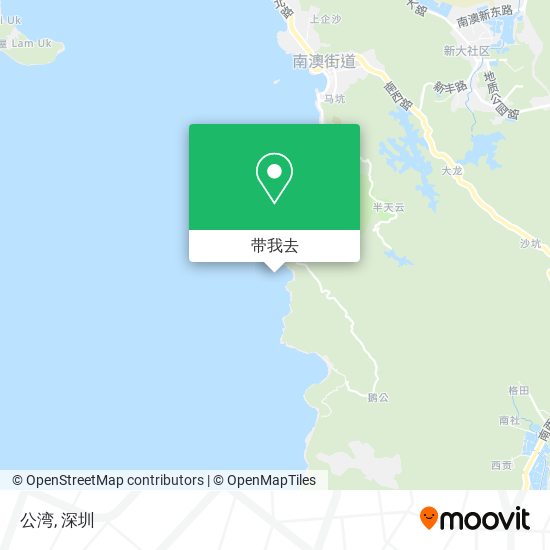 公湾地图