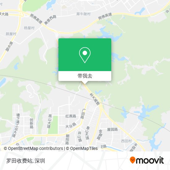 罗田收费站地图