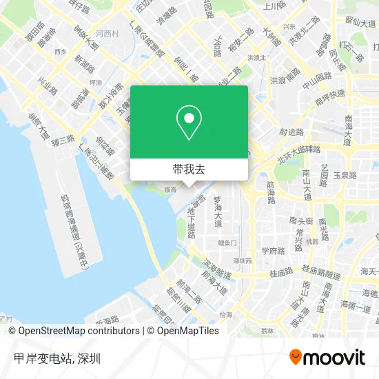 甲岸变电站地图