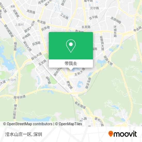 滢水山庄一区地图