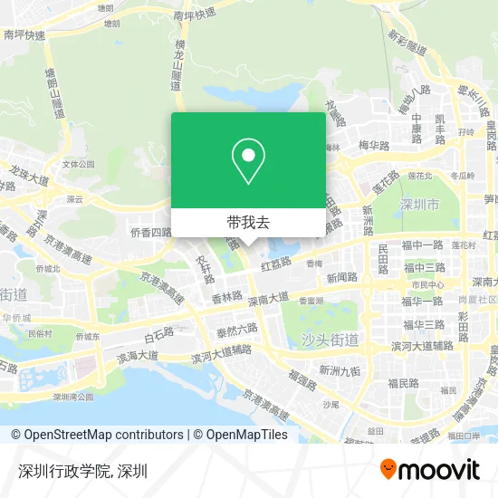 深圳行政学院地图