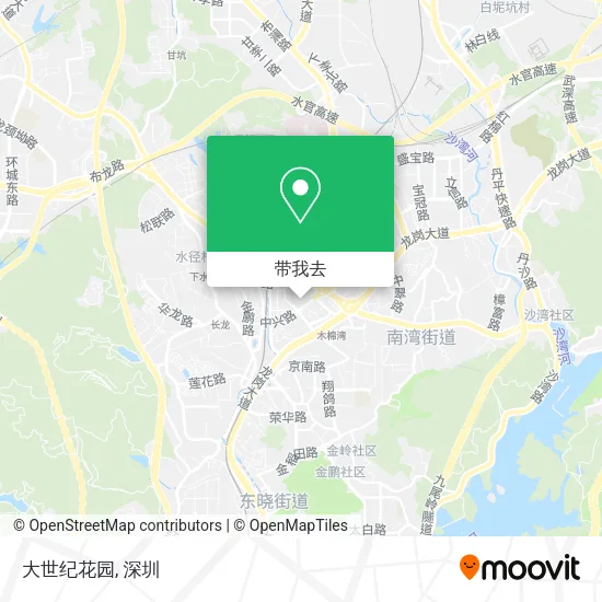 大世纪花园地图