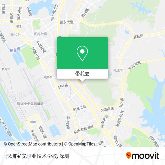 深圳宝安职业技术学校地图