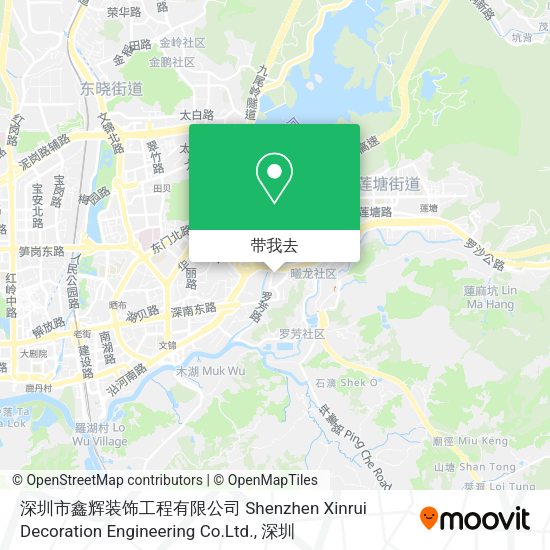 深圳市鑫辉装饰工程有限公司 Shenzhen Xinrui Decoration Engineering Co.Ltd.地图