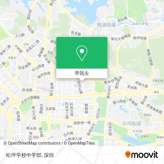 松坪学校中学部地图