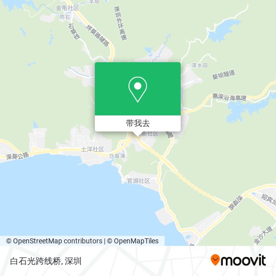 白石光跨线桥地图