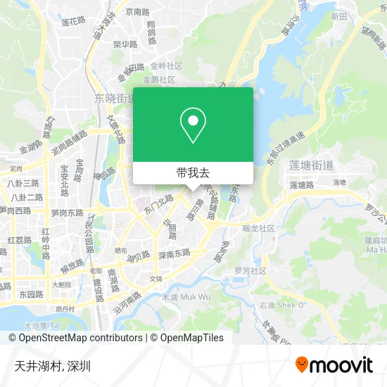 天井湖村地图