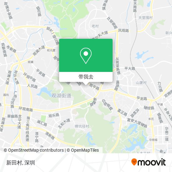 新田村地图