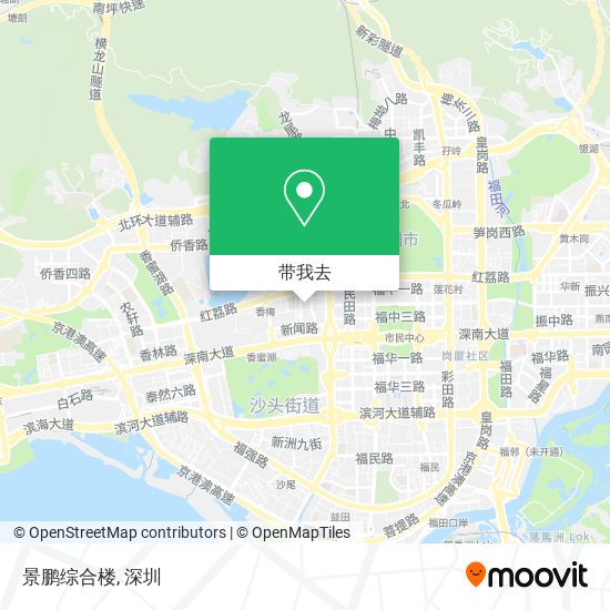 景鹏综合楼地图