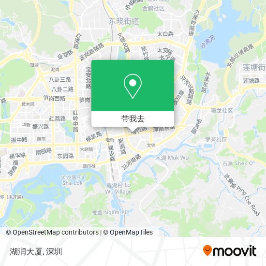 湖润大厦地图