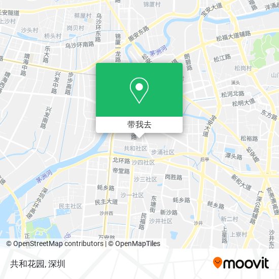 共和花园地图