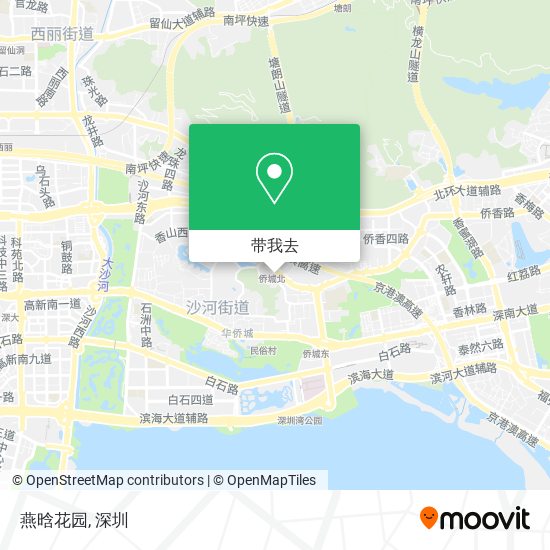燕晗花园地图