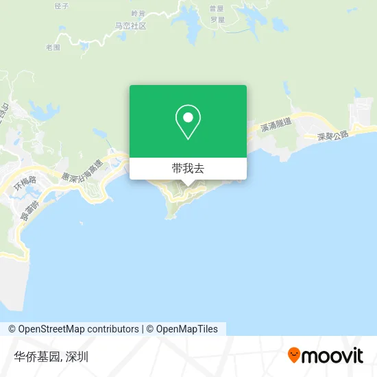 华侨墓园地图