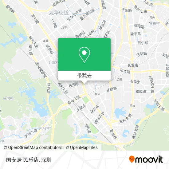 国安居 民乐店地图