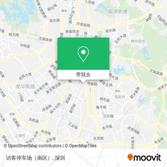 访客停车场（南区）地图