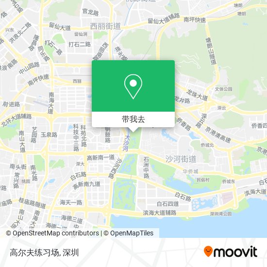 高尔夫练习场地图