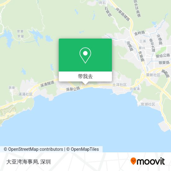 大亚湾海事局地图