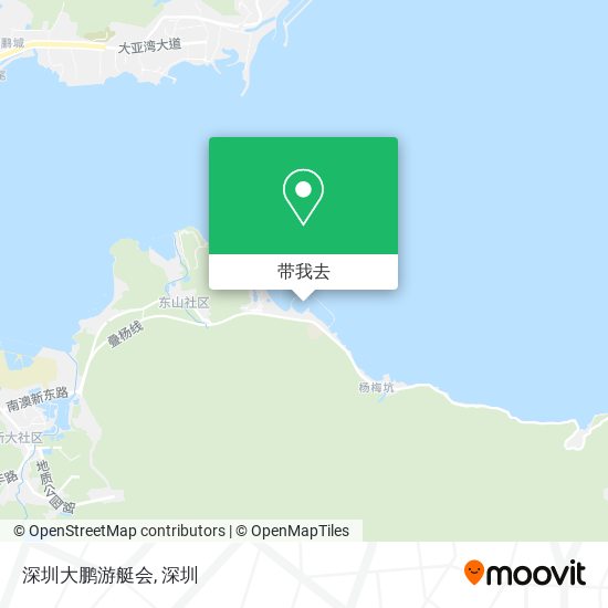 深圳大鹏游艇会地图