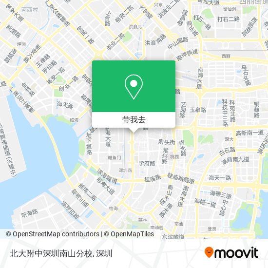 北大附中深圳南山分校地图