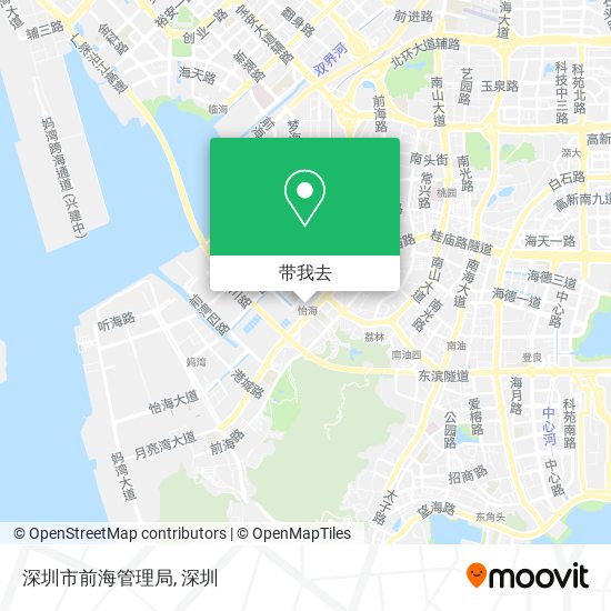 深圳市前海管理局地图