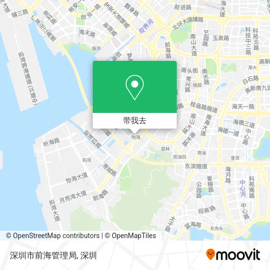 深圳市前海管理局地图